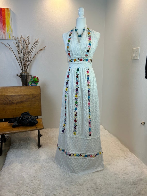 1960s Mexican Wedding dress / Vintage Mexican Wed… - image 10
