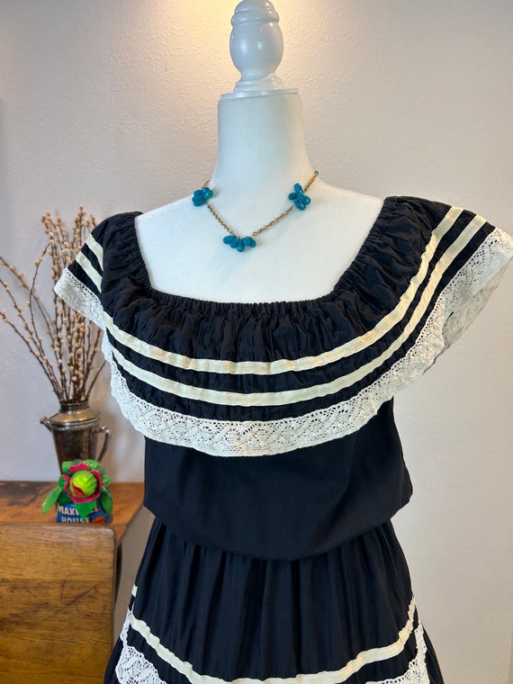 1960s Mexican dress / Vintage Mexican Dress / 197… - image 5