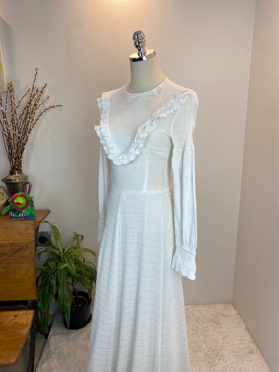 1970s Prairie dress / 70s dress / 1970s dress - image 9