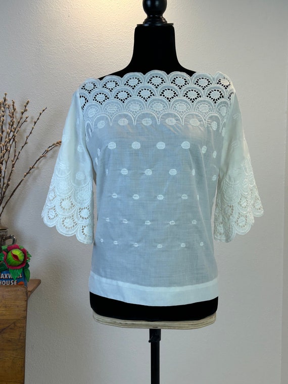 1970s blouse / 70s blouse / Ruth’s Berkeley Blous… - image 3