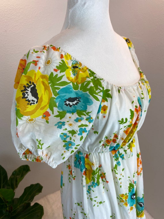 1970’s Vibrant Floral Maxi - image 3