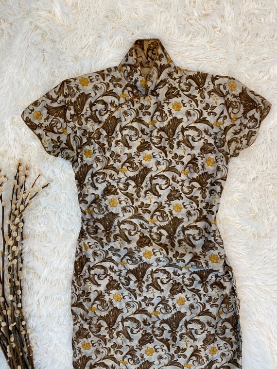 Jaren 1940 cheongsam / 1940s qipao vintage cheongsam vintage - Etsy België