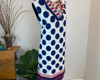 Vintage 1960’s Nautical Dress Volup