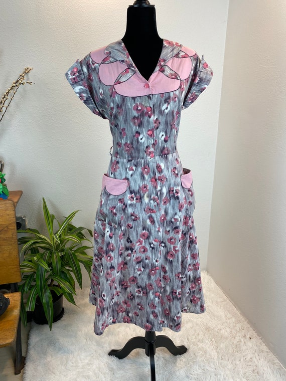 1940s dress / 40s dress / 1940s volup dress - image 9