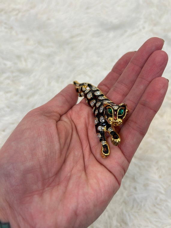 1950s brooch / 1950s Chettah brooch / 50s brooch … - image 3