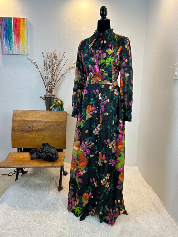 1970s  Maxi / 70s  maxi dress / 1970s dress / 60s… - image 10