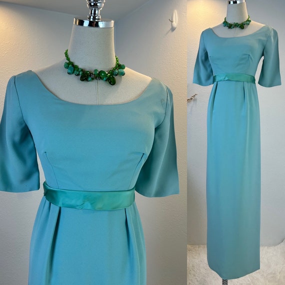 1960s dress / 1960s gown / 60s dress / vintage gow