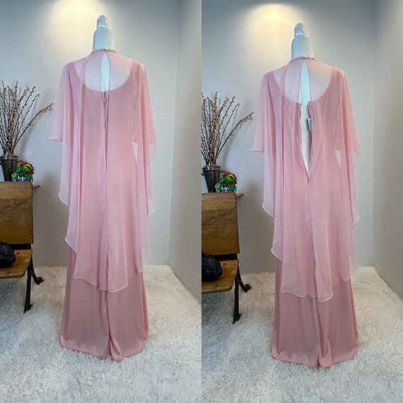 1970s gown / 1960s gown / 1970s Maxi with Angel s… - image 7