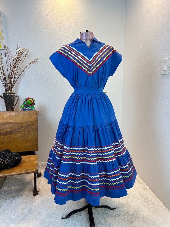 1950s Patio dress / 50s Dress / 1950s square danc… - image 2
