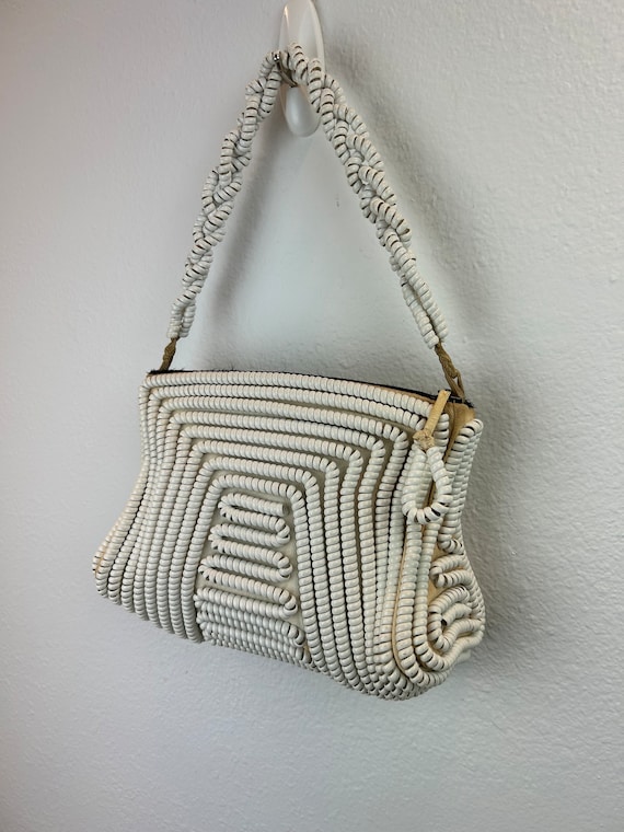 1940’s Telephone Cord Purse / 40s Telephone Cord … - image 2