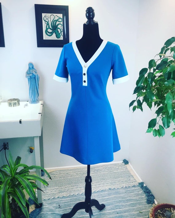 Vintage 1960s Mod Dress