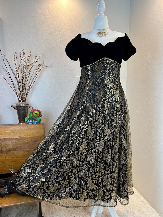 Vintage 1980's Dress Made by Scott Mcklintock / 1980s Dress Waist 34 Inch /  1980s Prom Dress / Size 14 / 1990s Fashion - Etsy Israel