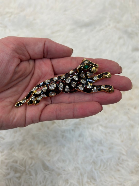 1950s brooch / 1950s Chettah brooch / 50s brooch … - image 10