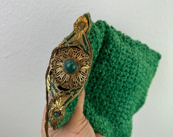 1910s purse / 1910s bag / antique purse / Edwardian purse / rare antique purse / antique chenille purse