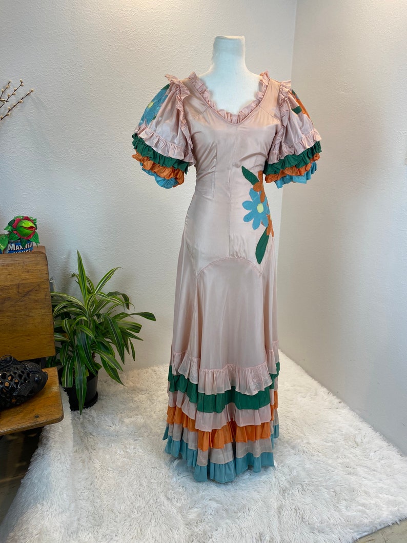 1930s Flamenco Dress / 1930s Showgirl Dress / 1930s Rare - Etsy