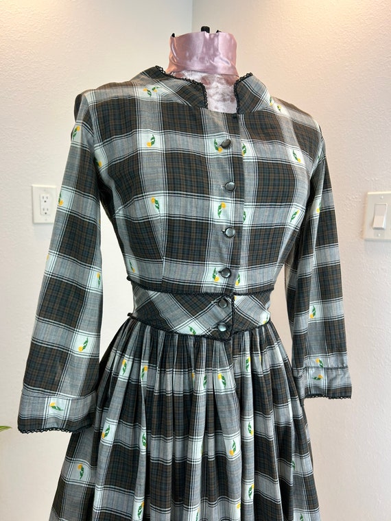 1950s dress / 1960s dress / 1950s Candy Jones dre… - image 3