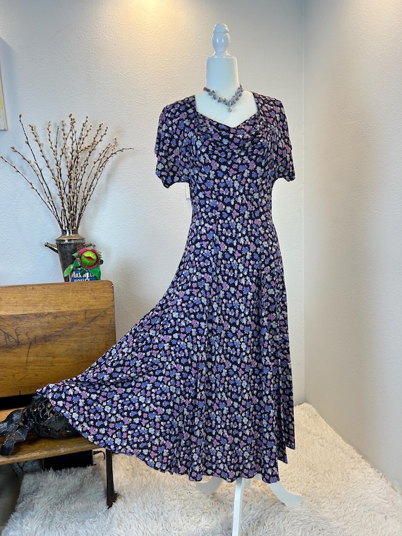 1990 Dress 1990s Dress 90s dress 1990s fashion vintage floral dress