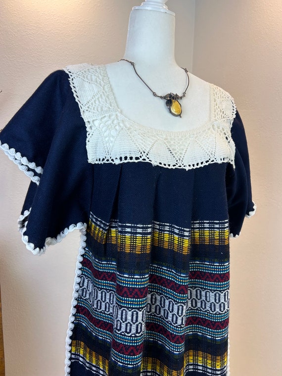 1960s Mexican dress / Vintage Mexican Dress / 197… - image 6