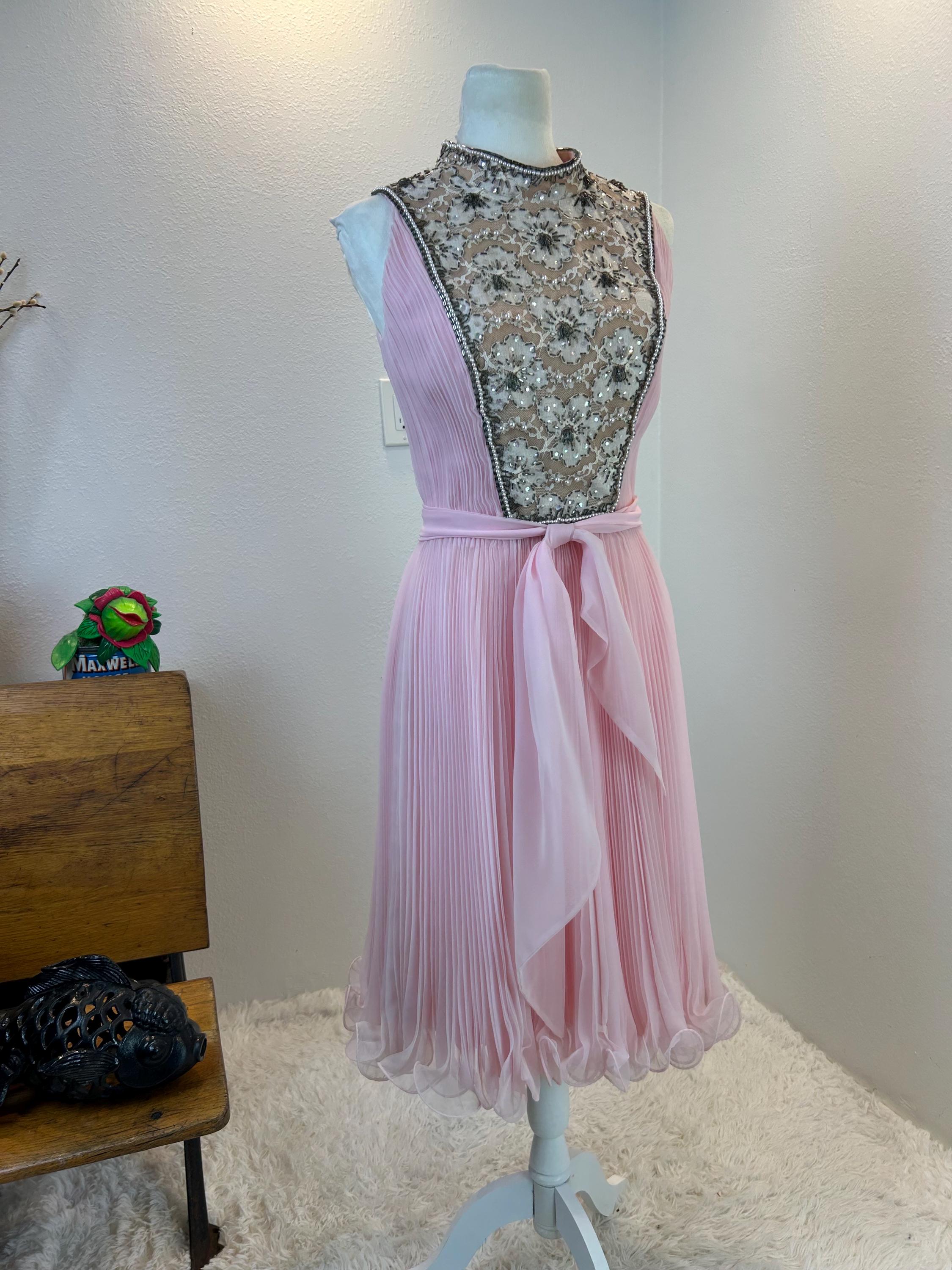 jack bryan dress designer 1960s Ecru Corded Lace Dress, Designer Jack Bryan, VFG