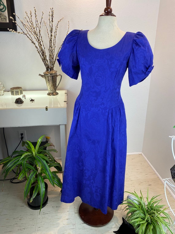Vintage Volup Lanz 1980’s Puff Sleeve Dress
