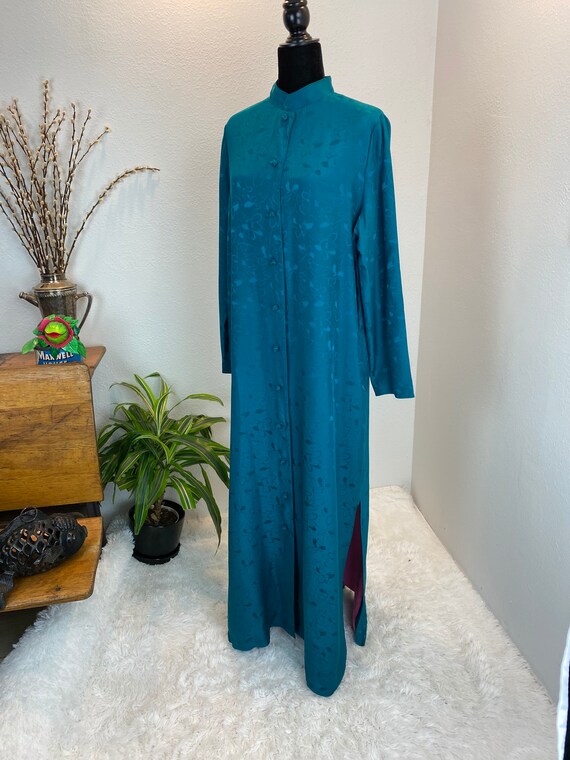 1970s Silk Robe With Original Tags / 70s Gump’s o… - image 2