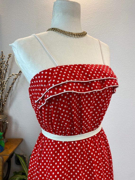 1980s dress / 80s dress / vintage sun dress - image 7