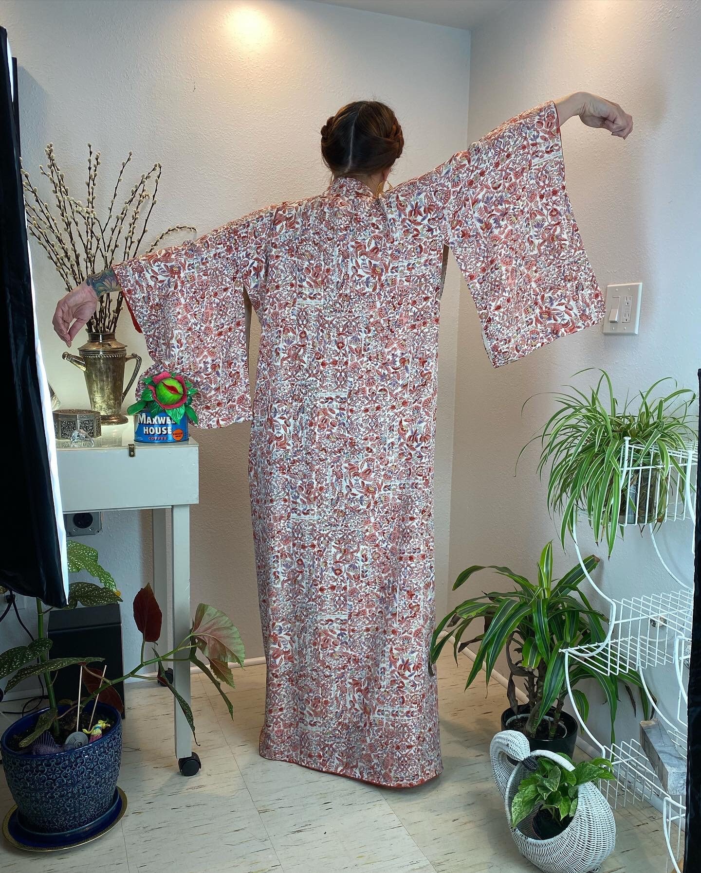 1940s Kimono / 40s Kimono / 40s Robe / Vintage Robe / 1940s
