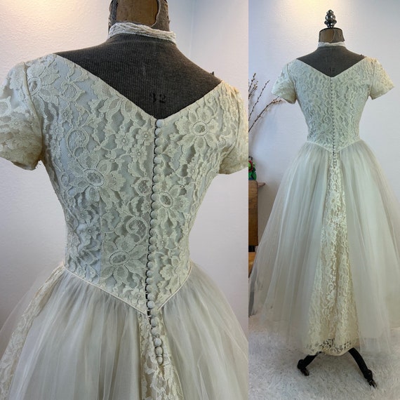 1950s dress / 1950s gown / 1950s prom dress /  50… - image 2