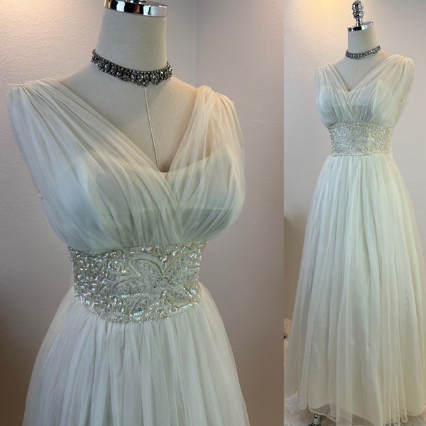 1950s Emma Domb dress / 1950s gown / 1950s dress / 50s dress / 1950s prom / vintage Emma Domb / 1960s dress / 60s dress   / vintage prom