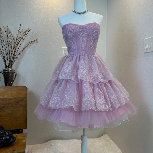1950s Prom Dress - Etsy