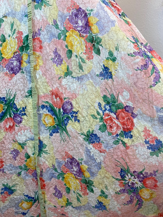 Vintage 1930’s Puff Sleeve Floral Maxi - image 8