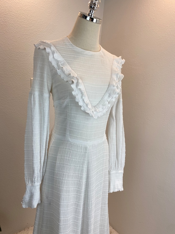 1970s Prairie dress / 70s dress / 1970s dress - image 9