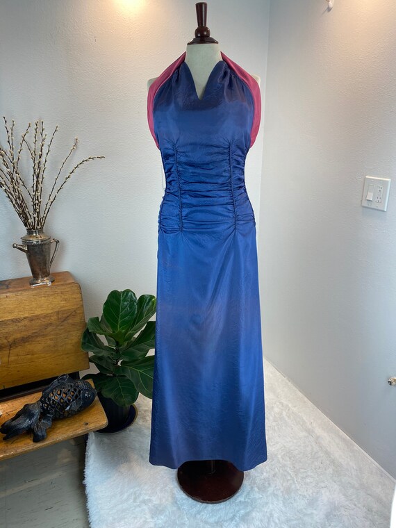 Vintage 1930s dress/ 30s dress/ Color Block Dress… - image 4