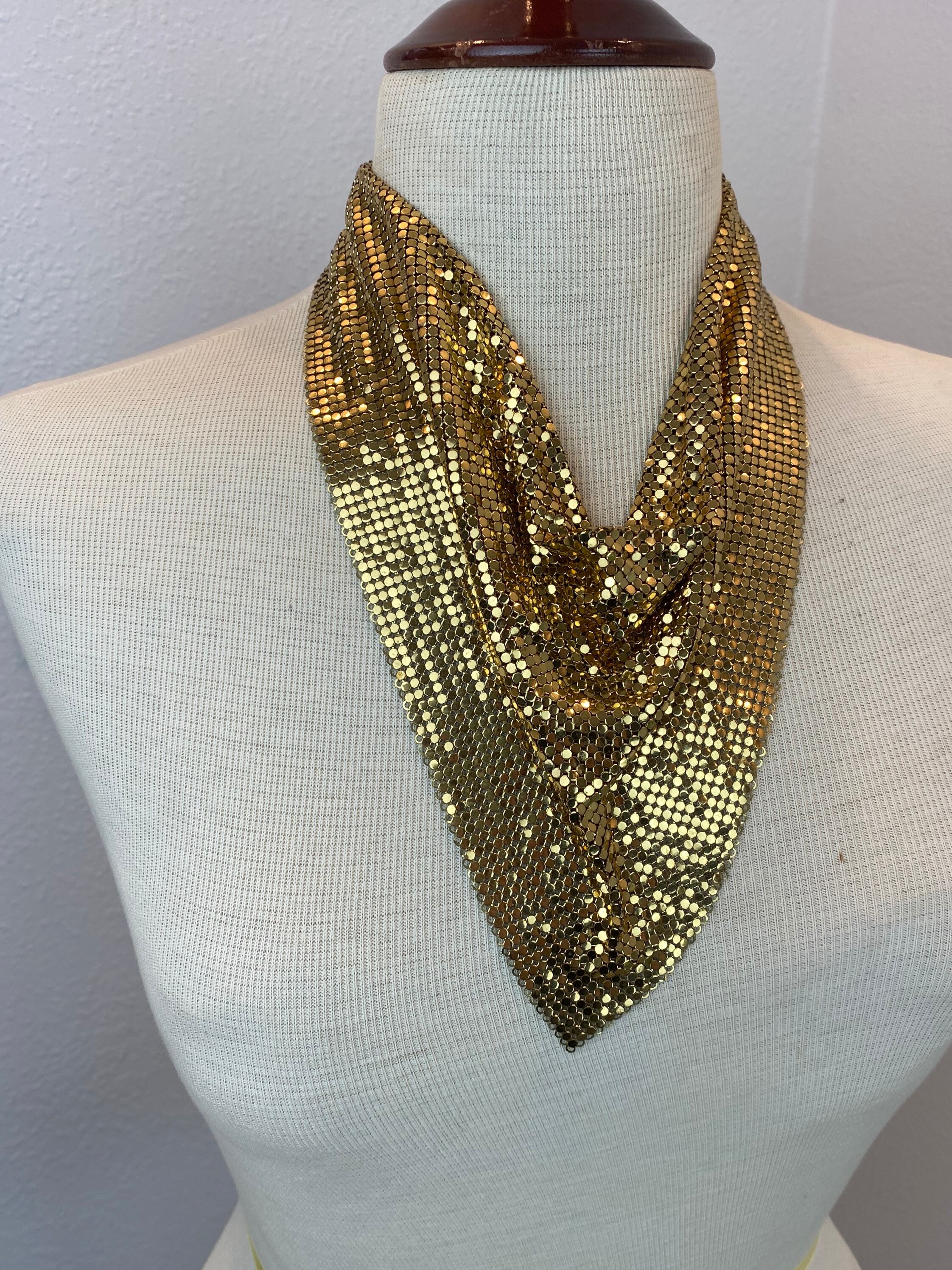 Vintage Whiting \u0026 Davis Mesh Bib 