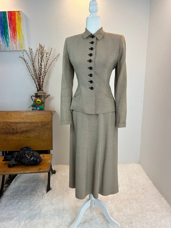 1940 Suit / 40s Suit / 1940s Weathervane Suit by … - image 3