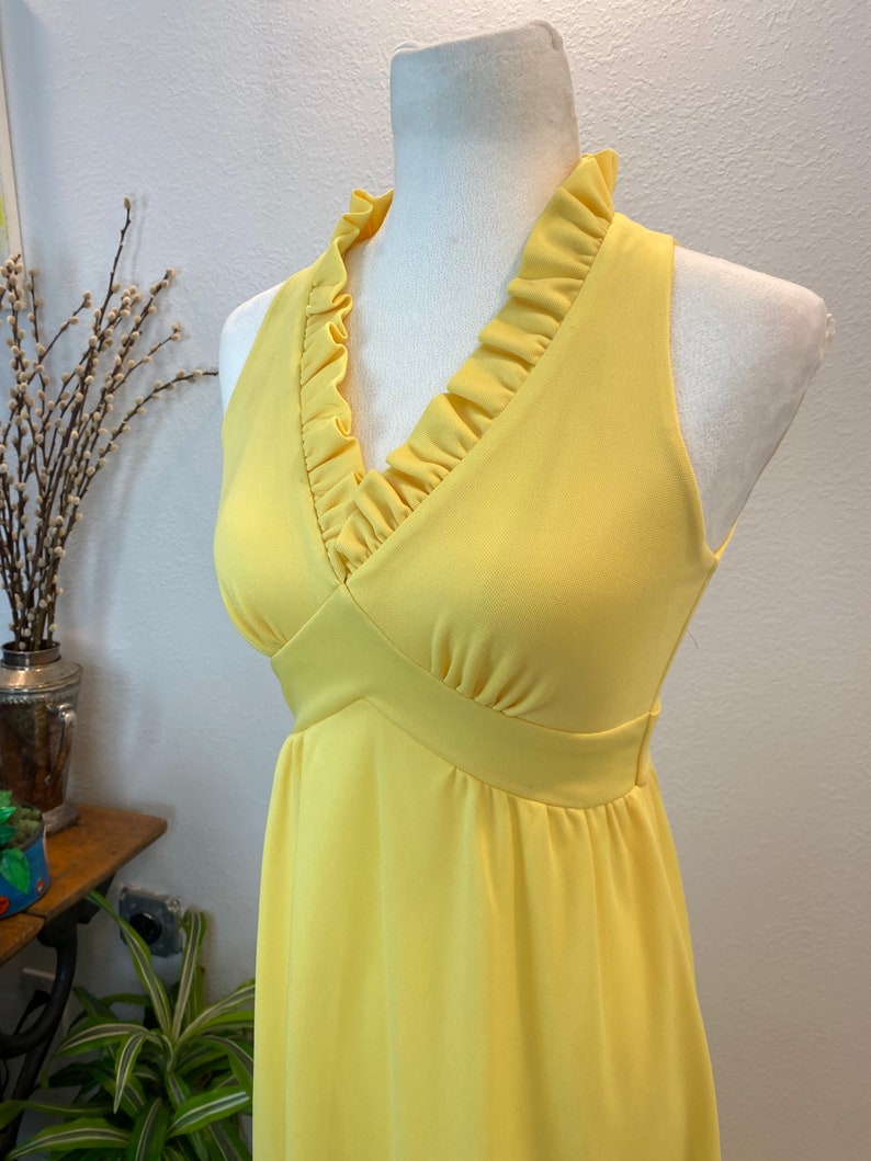 1970s maxi dress / 70s maxi dress / 1970s dress / vintage sundress image 4