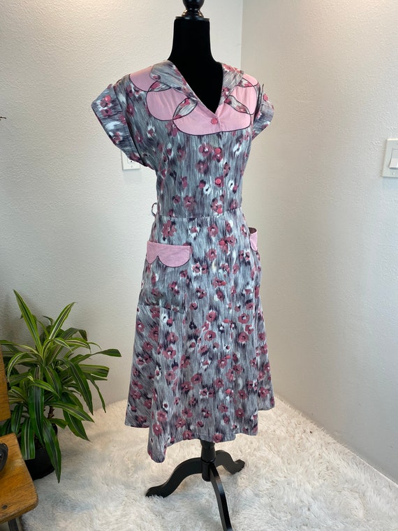 1940s dress / 40s dress / 1940s volup dress - image 3