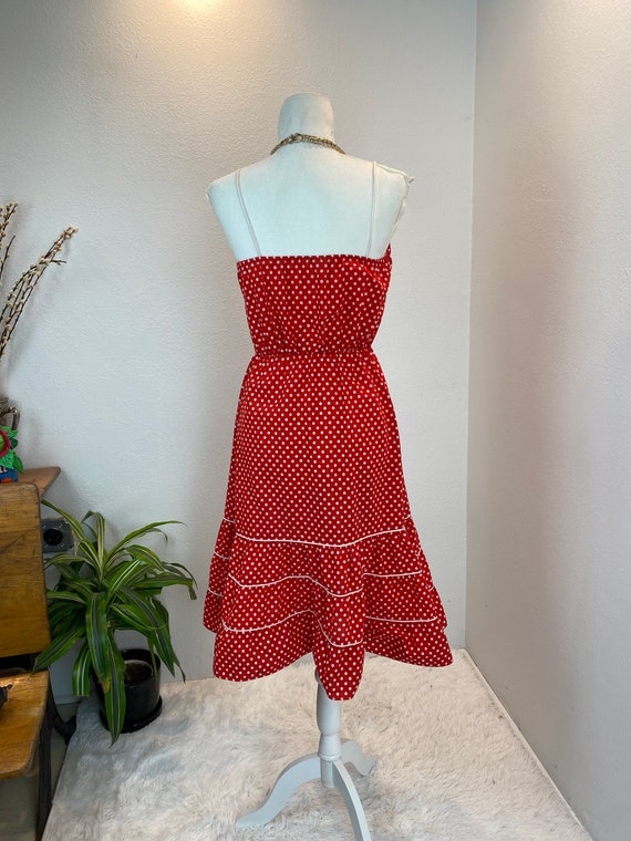 1980s dress / 80s dress / vintage sun dress - image 6