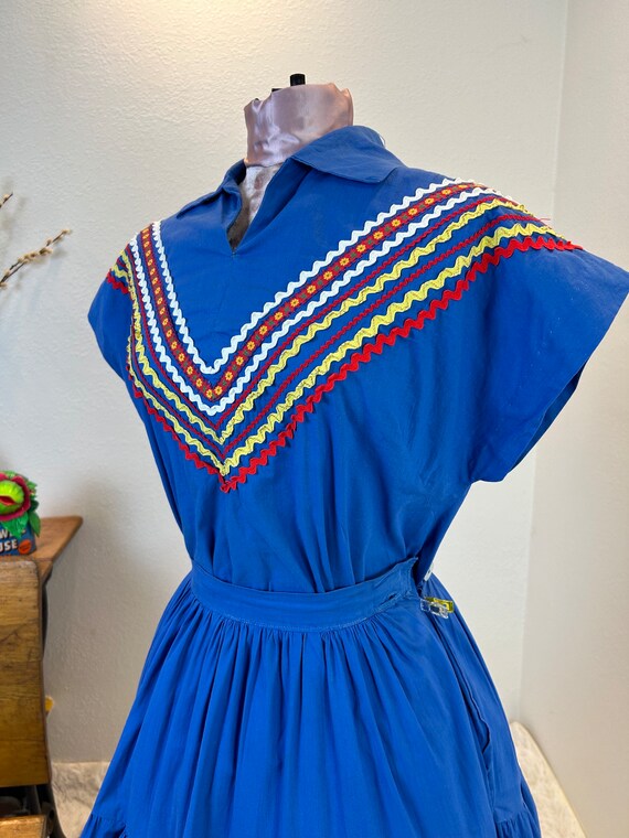 1950s Patio dress / 50s Dress / 1950s square danc… - image 3