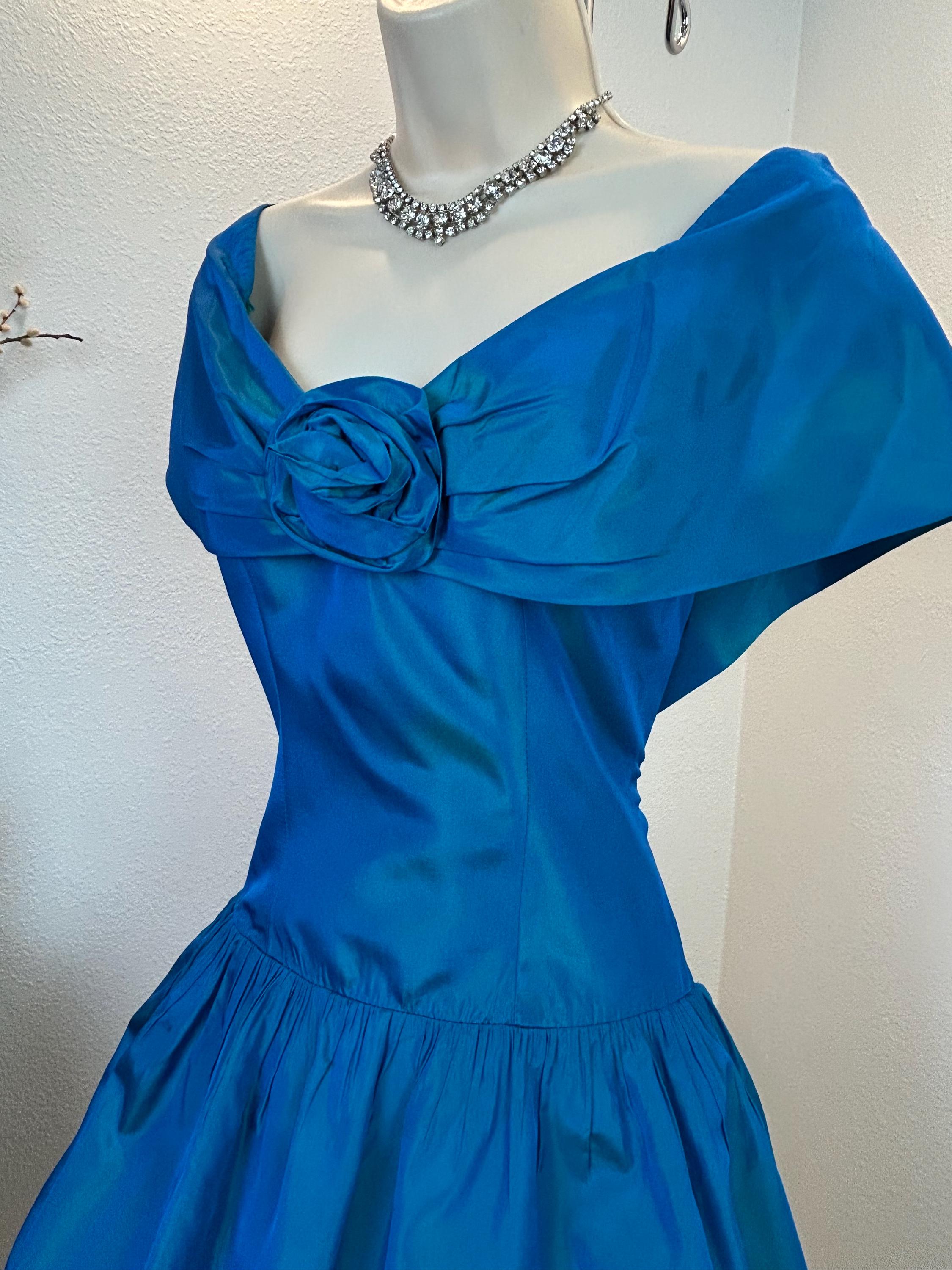 80s taffeta prom dress VINTAGE 1980'S MINT GREEN TAFFETA PROM BUBBLE DRESS DEADSTOCK ORIGINAL 80S PRICE $380