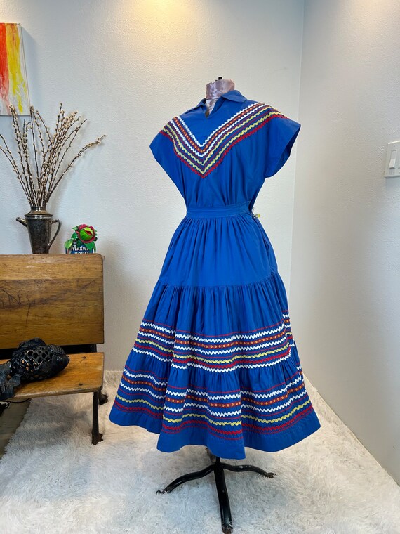 1950s Patio dress / 50s Dress / 1950s square danc… - image 8