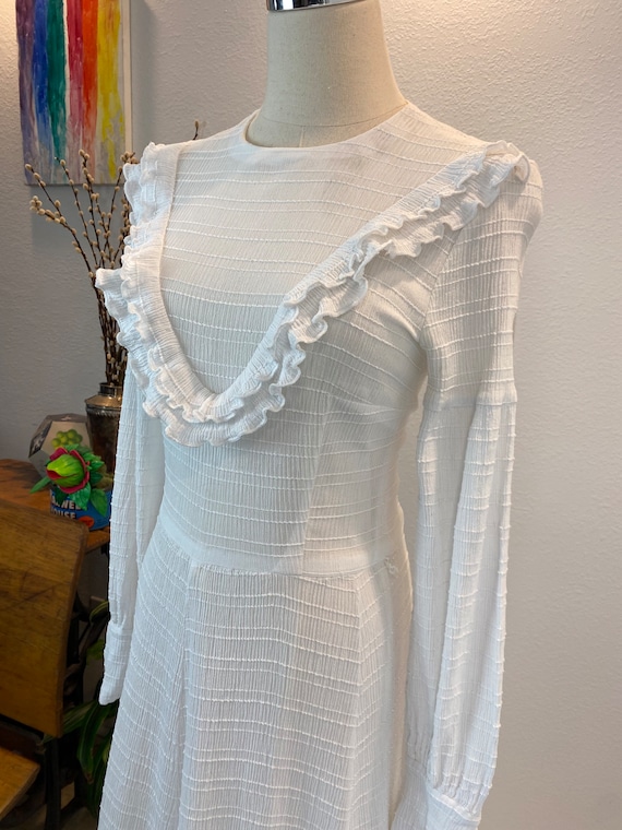 1970s Prairie dress / 70s dress / 1970s dress - image 4