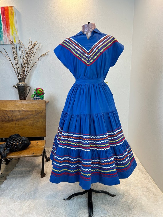 1950s Patio dress / 50s Dress / 1950s square danc… - image 9