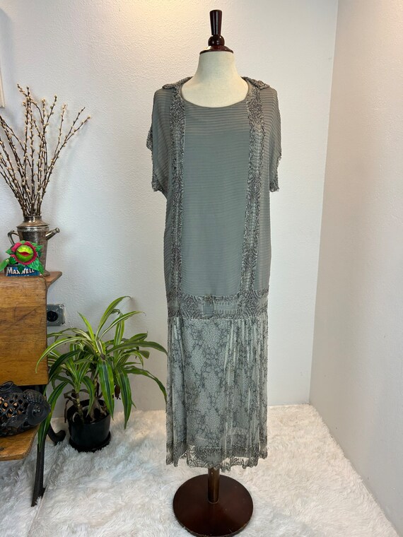 1920’s Dress / 20s dress / Antique beaded Flapper… - image 10