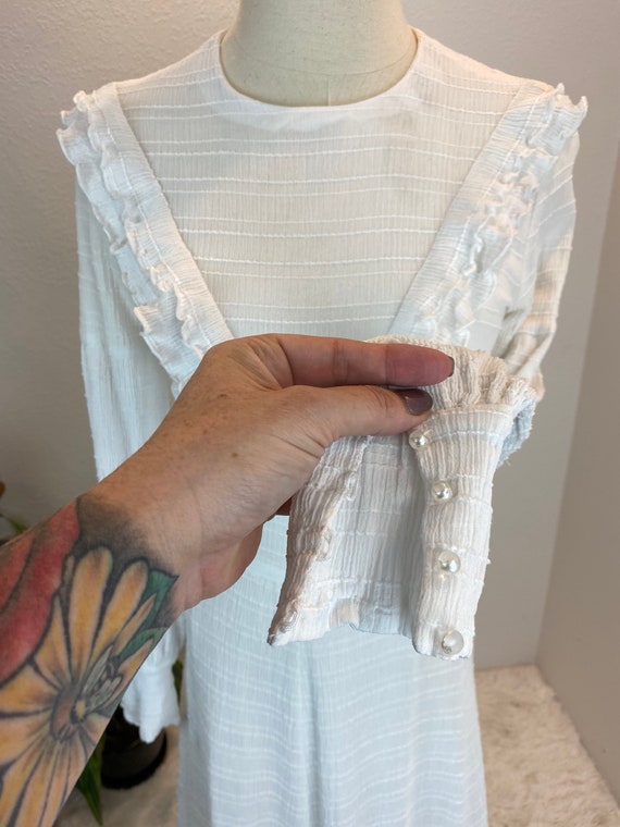 1970s Prairie dress / 70s dress / 1970s dress - image 5