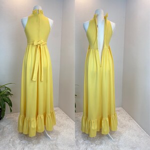 1970s maxi dress / 70s maxi dress / 1970s dress / vintage sundress image 6