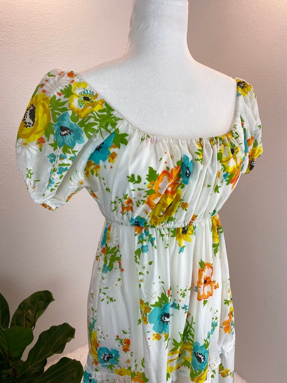 1970’s Vibrant Floral Maxi - image 10