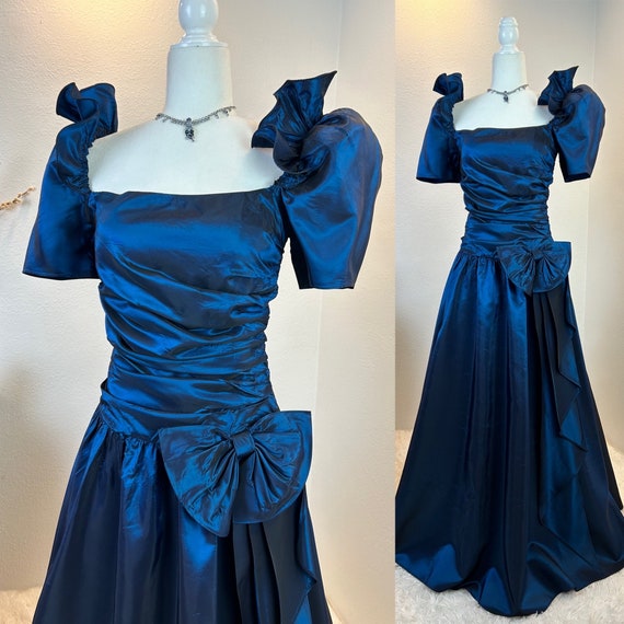 1980’s party dress  / 1980s prom dress  / 1980s d… - image 1