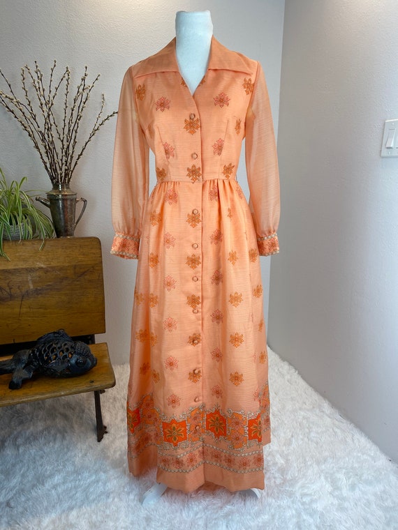Vintage 1970’s Alfred Shaheen Maxi