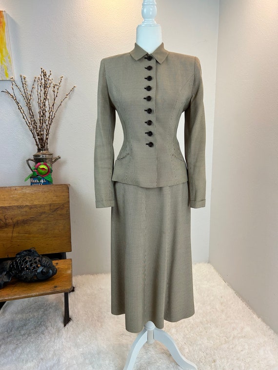 1940 Suit / 40s Suit / 1940s Weathervane Suit by … - image 10